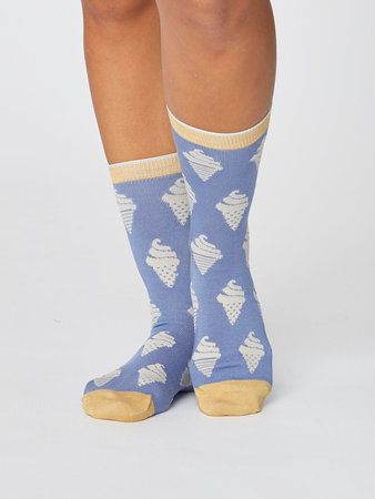 Bamboesokken 4 paar cadeaudoos dames seaside