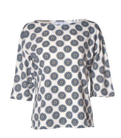 Wit shirt met print Andrea