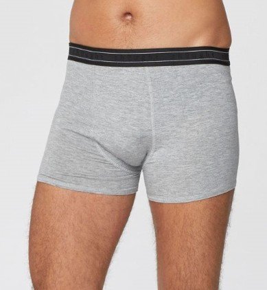 Bamboe boxershort Arthur Grey marle maat L