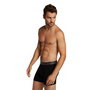 Bamboe boxershorts Levi 2 pack zwart - grijs maat XXL - sale
