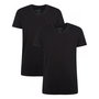 Bamboe T-Shirt v-hals Velo 2 pack – zwart
