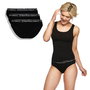 Bamboe slips Yara 3-pack - zwart