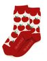 Bio-katoenen sokken met rode appeltjes