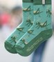 Bio-katoenen sokken met sprinkhaantjes