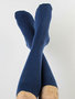 Albero Natur sokken biologisch katoen blauw 39-42