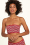Bandeau biologisch katoen - rood thistle maat XL - sale