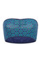 Bandeau bio katoen blauw sundial - mt XS