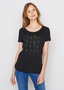 Sale T-shirt animal sloth plants zwart - mt M