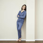 Living crafts vest Athena cloud blue