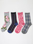 Helene floral cadeaudoos 4 paar damessokken