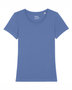 Yara T-shirt dames biologisch katoen bright blue