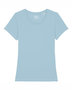 Yara T-shirt dames biologisch katoen sky blue