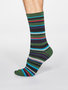 Bamboe herensokken Braxton olive green