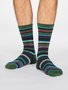 Bamboe herensokken Braxton olive green