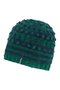 Beanie wol groen en blauw