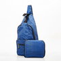 Eco Chic crossbody tas kubus - navy