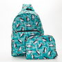 Eco Chic rugzak Papegaaiduiker - teal