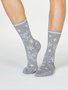 Kerstsokken dames Bobbie snow - grey marle
