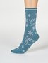 Kerstsokken dames Bobbie snow - holly green