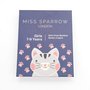Meisjes sokken cadeaudoos  dieren animal 7-9 jaar