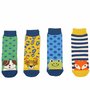 Jongens sokken cadeaudoos dieren animal 4-6 jaar
