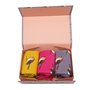 Bamboe sokken cadeaudoos dames - roodborstjes