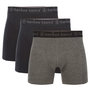 Bamboe boxershorts Rico 3-pack zwart - zwart - grijs