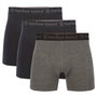 Bamboo Basics bamboe boxershorts Rico zwart - zwart - grijs