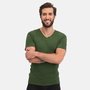 Bamboe T-Shirt V-hals Velo 2 pack – green