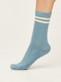 Sportsokken dames biologisch katoen - sea blue
