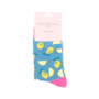 Bamboe damessokken lemons denim