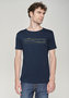 Greenbomb T-shirt - bike lanes navy - S