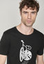 Greenbomb T-shirt - bike road junkie black - maat L