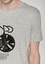 Greenbomb T-shirt - bike road junkie heather grey