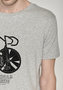 Greenbomb T-shirt - bike road junkie heather grey - maat S