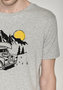 Greenbomb T-shirt - nature off road heather grey