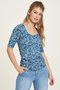 Tranquillo shirt bio katoen - bloom - maat XS