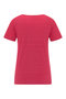Tranquillo T-shirt met V-hals van bio-katoen - swirls