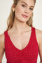 Top mouwloos van bio katoen - swirls - maat S