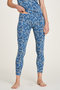 Legging van bio katoen met print - bloom - maat L