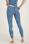 Legging van bio katoen met print - bloom - maat L