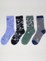 Damessokken biologisch katoen in cadeaudoos - ditsy floral