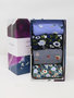 Damessokken biologisch katoen in cadeaudoos - ditsy floral