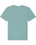Daan T-shirt biologisch katoen teal monstera
