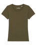 Yara T-shirt dames biologisch katoen - British khaki