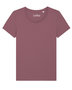 Yara T-shirt dames biologisch katoen -  hibiscus roze