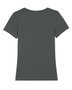 Yara T-shirt dames biologisch katoen antraciet - maat S