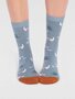 Bamboe damessokken cadeaudoos - Daniela duck