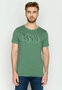 T-shirt bike watercolour - smoke green