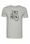 Greenbomb - T-shirt bike cut - heather grey